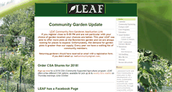 Desktop Screenshot of leafcommunity.org