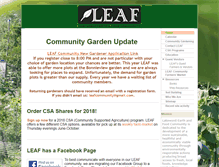 Tablet Screenshot of leafcommunity.org